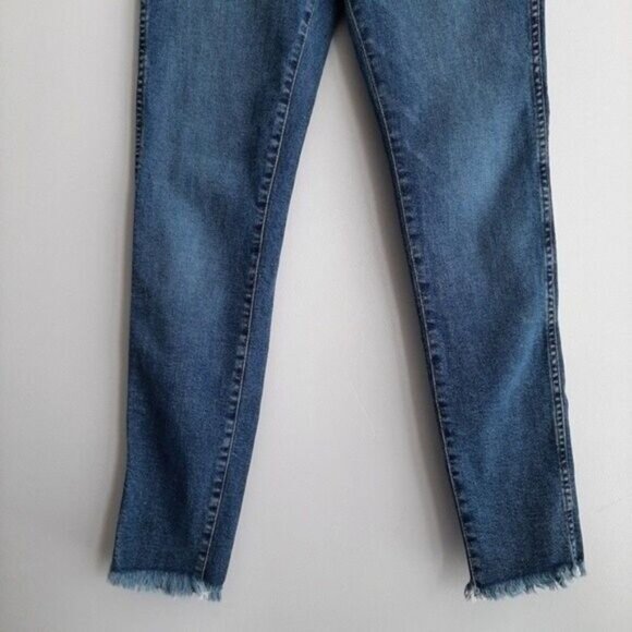 MADEWELL High-Rise Skinny Crop Jeans Mackey Button-Front Sz 27 - Picture 5 of 15